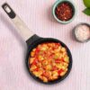 AGARO Imperial Granite Non Stick Sauce pan with Glass Lid 16cm Dark Grey - LXINDIA.COM