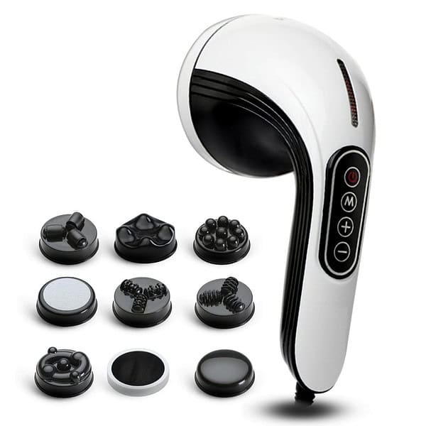 AGARO MARVEL Electric Handheld Full Body Massager White - LXINDIA.COM