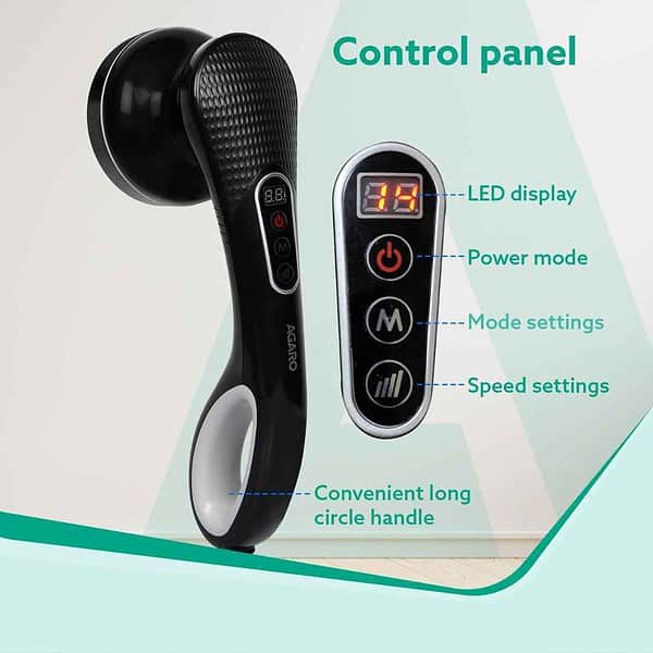 AGARO Relaxo Electric Handheld Full Body Massager1 - LXINDIA.COM