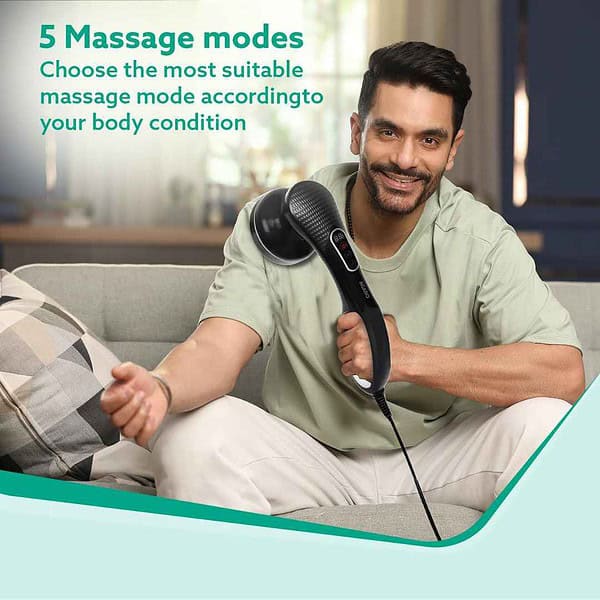 AGARO Relaxo Electric Handheld Full Body Massager2 - LXINDIA.COM