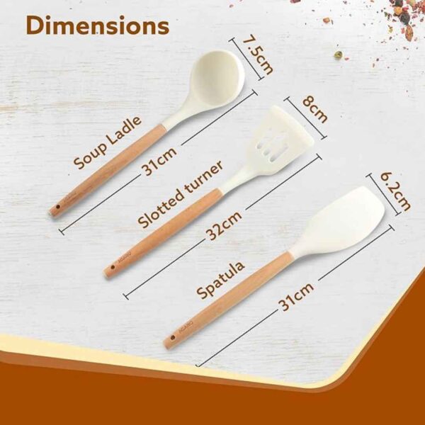 AGARO Royal Silicone Spatula Set of 33 - LXINDIA.COM