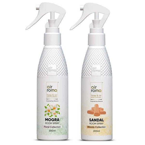 AIR ROMA Air Freshener Magic Mogra and Sweet Sandal 200 Ml Combo - LXINDIA.COM