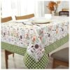 AIRWILL Cotton Dining Table Cloth 6 Seater 2 - LXINDIA.COM