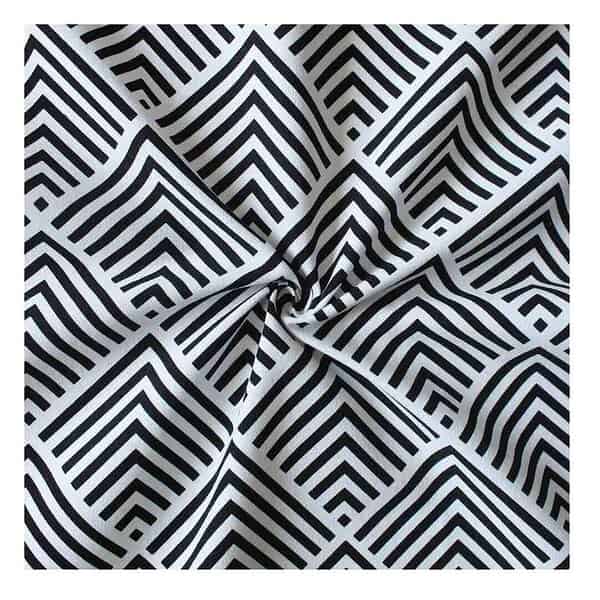 AIRWILL Cotton Geometric Pattern 6 Seater Table Cloth Black 1 1 - LXINDIA.COM