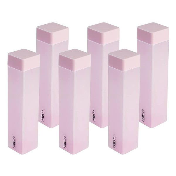 AQUAWARE FrostyFridge Square Water Bottle Set of 6 Pink - LXINDIA.COM