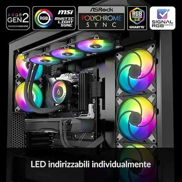 ARCTIC Liquid Freezer III 420 A RGB CPU AIO Water Cooler PC Black 2 - LXINDIA.COM