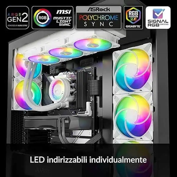 ARCTIC Liquid Freezer III 420 A RGB CPU AIO Water Cooler PC White 3 - LXINDIA.COM