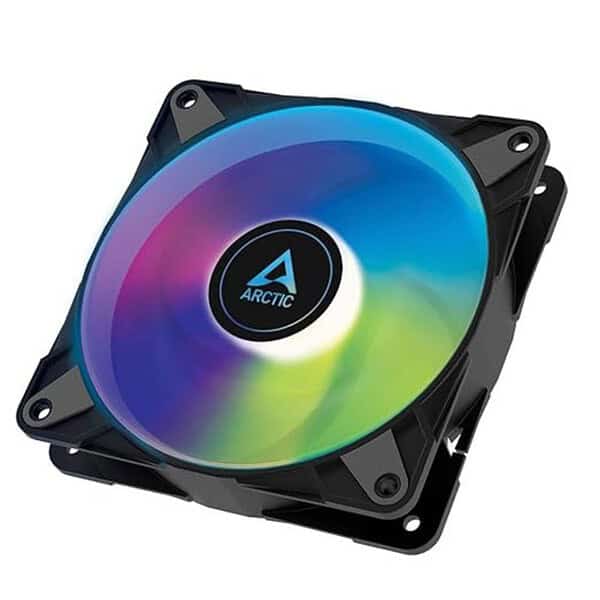 ARCTIC P12 120mm PWM PST A RGB CPU Case Cooling Fan Black - LXINDIA.COM