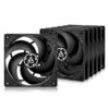 ARCTIC P12 PWM PST Value Pack 120 mm Case Fan Five Pack PST Black - LXINDIA.COM