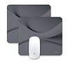 ARTBRIZ Brizberry Mouse Pad Anti Skid Rubber Base ArtPro Dark Grey Pack of 2 - LXINDIA.COM