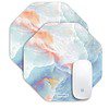 ARTBRIZ Brizberry Mouse Pad Anti Skid Rubber Base Marble Texture 3 Octagon Pack of 2 - LXINDIA.COM