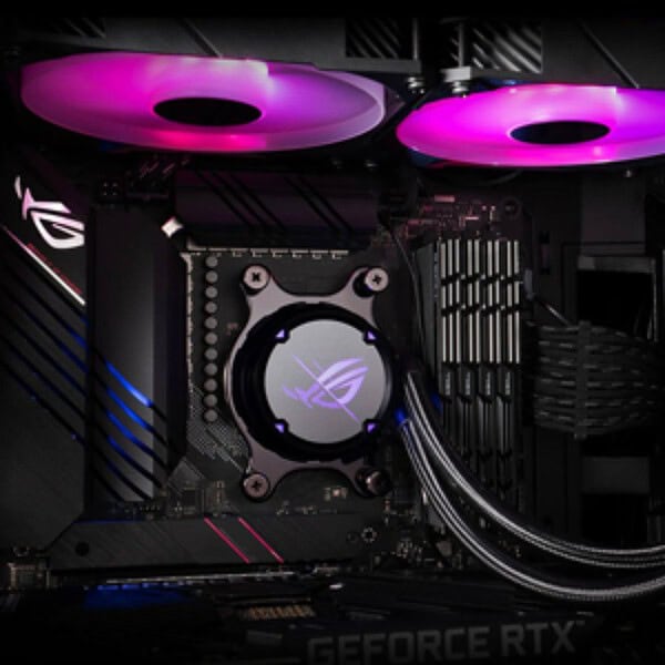 ASUS ROG Strix LC II 360 ARGB All in one Liquid CPU Cooler BLACK 2 - LXINDIA.COM