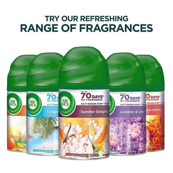 Air Wick 250 ml Vanilla and Muskmelon Summer Delights Air Freshener2 - LXINDIA.COM