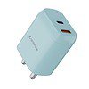 Ambrane 20W Dual Output Fast Charger RAAP H11Blue - LXINDIA.COM