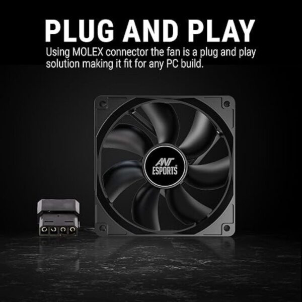 Ant Esports Carbonflow 120mm Case Fan Black 3 - LXINDIA.COM