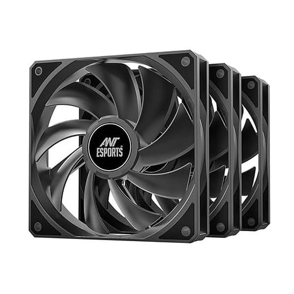 Ant Esports Darkflow 120mm 3 IN 1 Case Fan Kit Black 1 - LXINDIA.COM