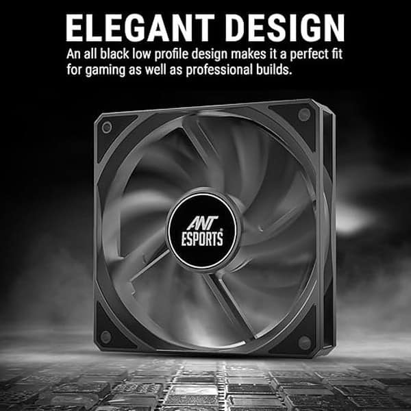 Ant Esports Darkflow 120mm 3 IN 1 Case Fan Kit Black 2 - LXINDIA.COM