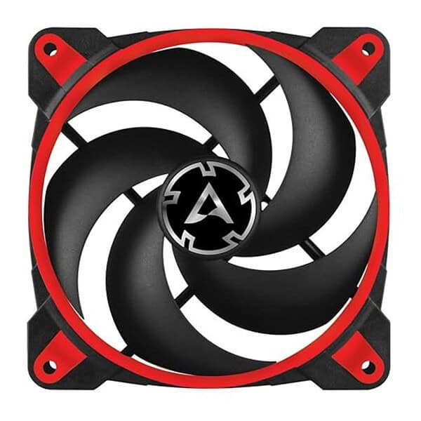 Arctic BioniX P120 Red Pressure optimised 120 mm Gaming Fan PST - LXINDIA.COM