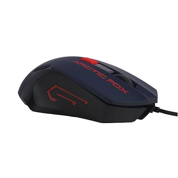 Arctic Fox Wired USB Gaming Mous DPI Upto 3600 Deep Navy Blue 2 - LXINDIA.COM