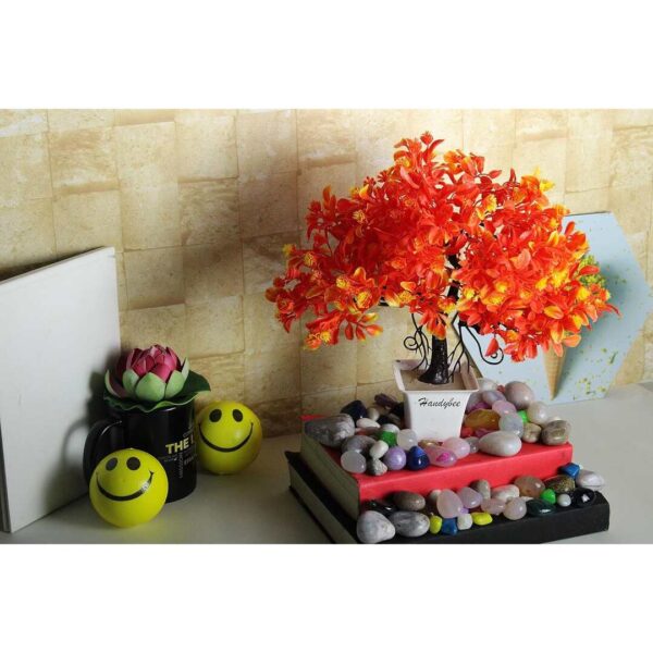 Artificial Potted Tree for Home Showcase Orange a - LXINDIA.COM