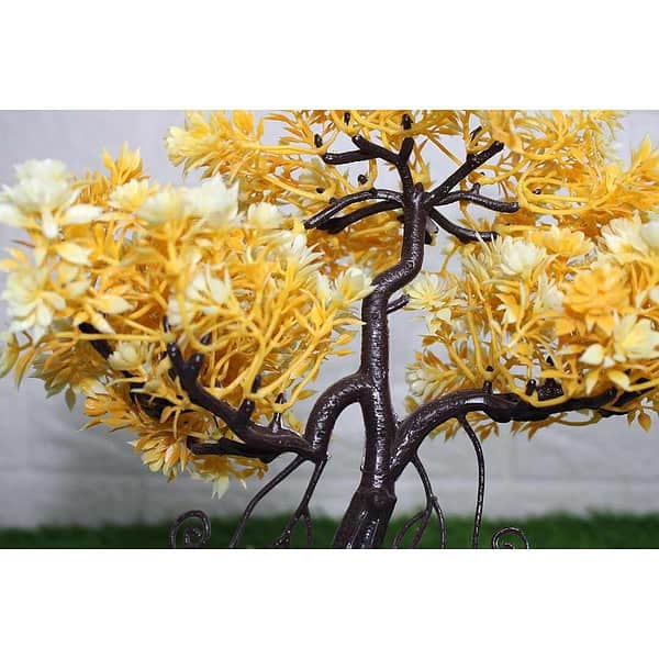 Artificial Potted Tree for Home Showcase Yellow - LXINDIA.COM