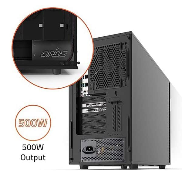 Artis 500 Watt Super Silent Gaming PC SMPS Power Supply Unit 2 - LXINDIA.COM