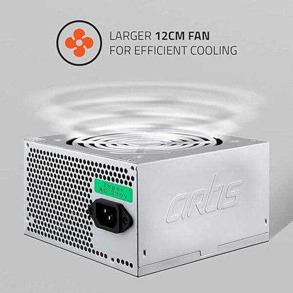 Artis VIP 400R12 Plus 400W SMPS Power Supply Unit with Lager12cm Fan Silver 4 - LXINDIA.COM