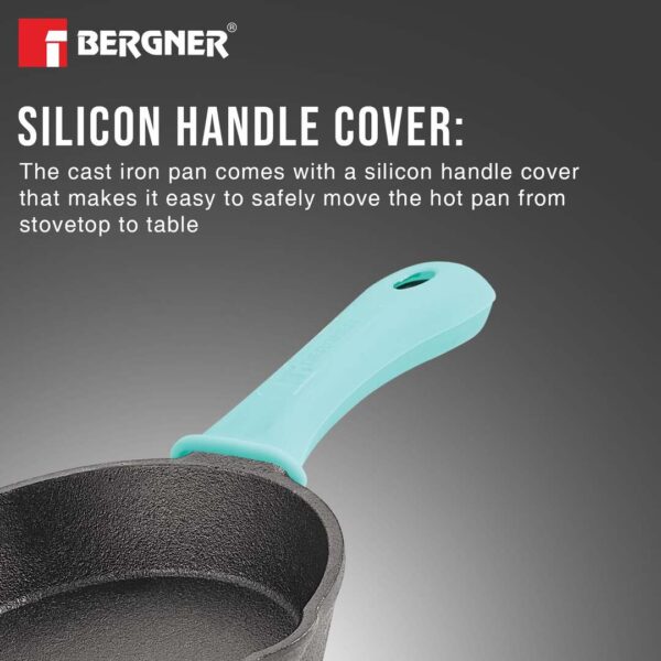 BERGNER Eco Cast Iron 15cm Skillet Fry Pan - LXINDIA.COM