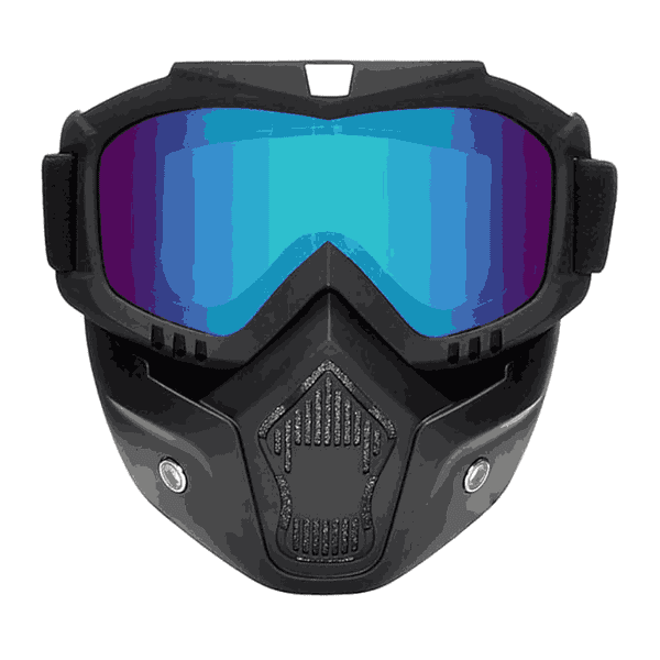 BIKER SHOPPEE Motocross Bike Riding Goggles Glasses with Face mask - LXINDIA.COM