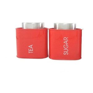 BOXY Mild Steel Triangle shaped Canister Set of 2 - LXINDIA.COM