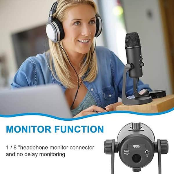 BOYA BY PM700 Desktop USB Microphone 3 - LXINDIA.COM