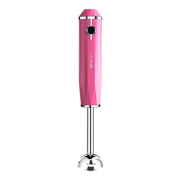 Bajaj Stainless Steel Juvel 300 Watts Hand Blender Pink - LXINDIA.COM