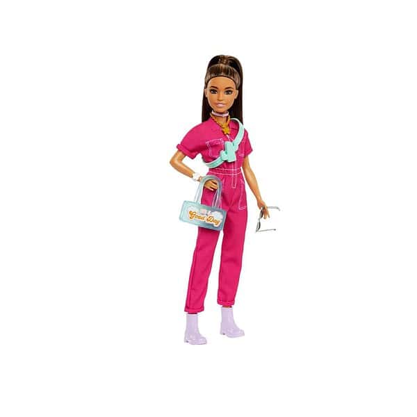 Barbie Doll in Trendy Pink Jumpsuit 3 - LXINDIA.COM