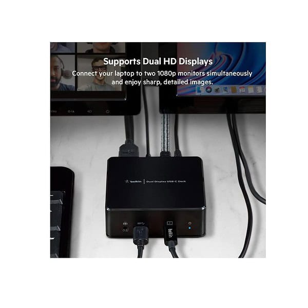 Belkin USB C Dual Display Docking Station 85W PD 3 - LXINDIA.COM