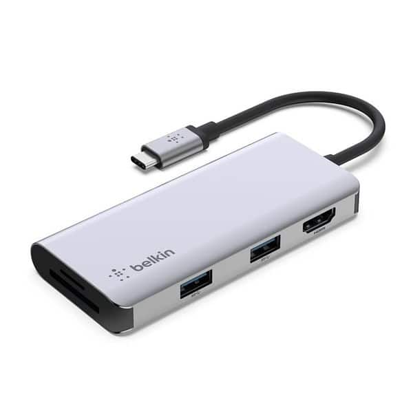 Belkin USB C Hub 5 in 1 Multiport Adapter Dock - LXINDIA.COM