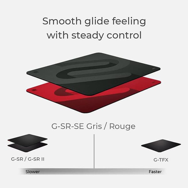 BenQ Zowie G SR SE Esports Gaming Mouse Pad GREY 3 - LXINDIA.COM