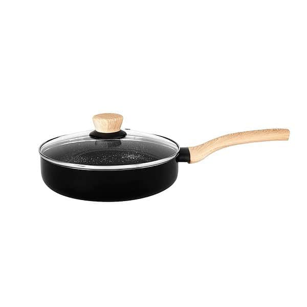 Bergner Bellini Plus Aura 5 Layer Non Stick 26 cm Deep Frypan - LXINDIA.COM