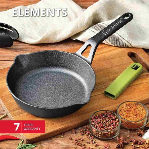 Bergner Elements Cast Iron 20 cm Fry Pan B - LXINDIA.COM