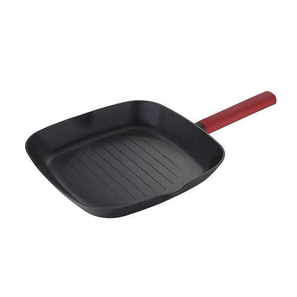 Bergner Essence Forged Aluminium Nonstick Square Grill Pan 28 cm - LXINDIA.COM