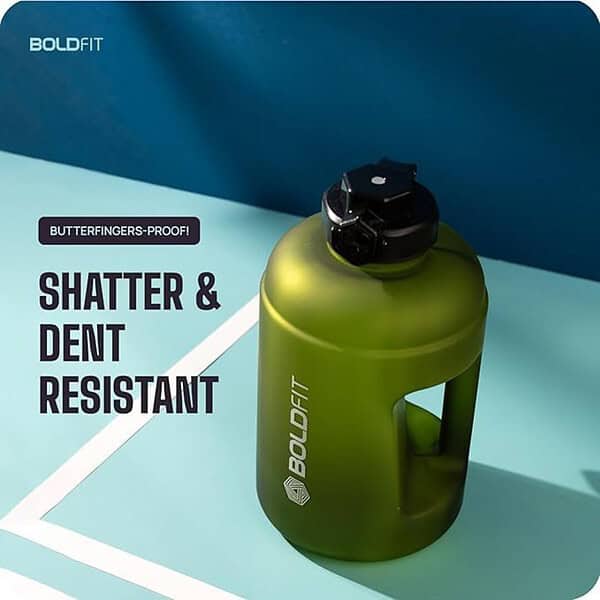 Boldfit 2 Litre Water Bottle Army green c - LXINDIA.COM