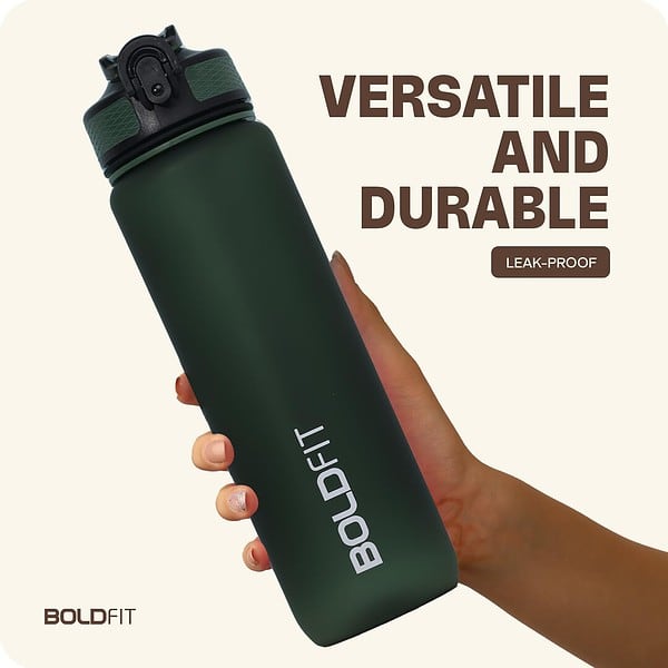 Boldfit Water Bottles 1 Litre Sipper Green a - LXINDIA.COM