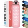 Boldfit Water Bottles 1 Litre Sipper Pink c - LXINDIA.COM