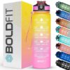 Boldfit Water Bottles 1 Litre Sipper Yellow Pink - LXINDIA.COM