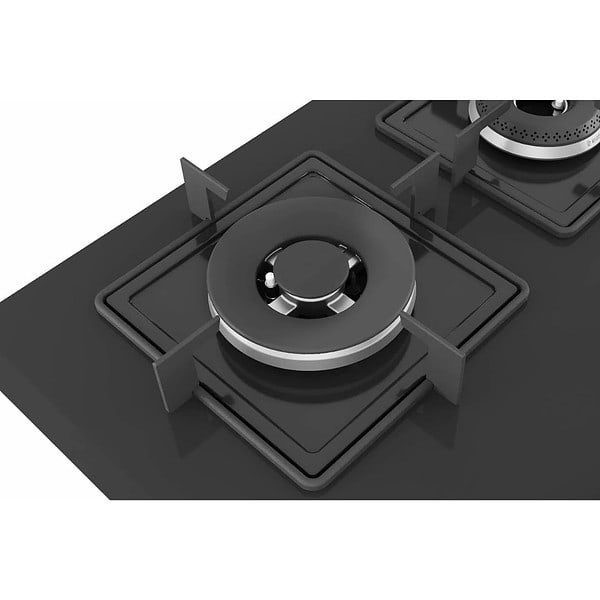 Bosch Built in Gas Hob Black Tempered glass Glass 4 Burner PNH6B6B12I2 - LXINDIA.COM