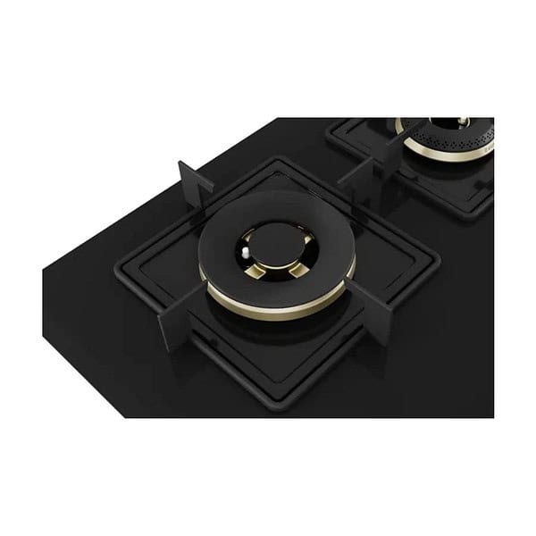 Bosch Built in Gas Hob Black Tempered glass Glass 4 Burner PNH6B6F10I2 - LXINDIA.COM