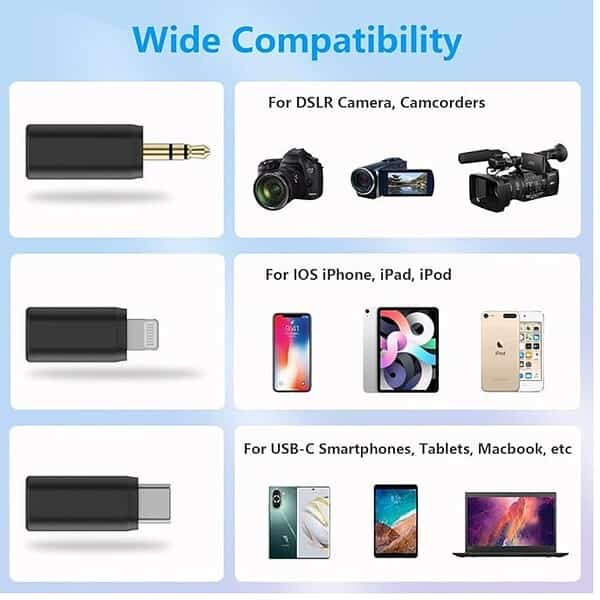 Boya BOYALINK Wireless Microphone for iPhone Android Camera 1 - LXINDIA.COM