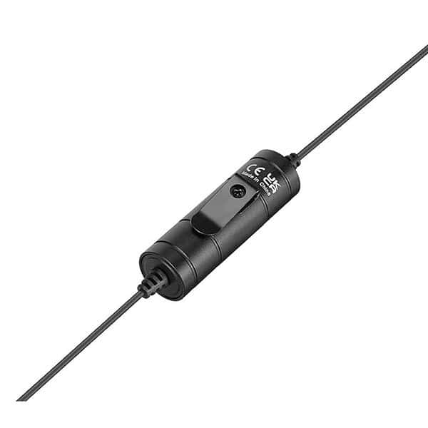 Boya BY M1S Lavalier Auxiliary Unidirectional Microphone Black 2 - LXINDIA.COM