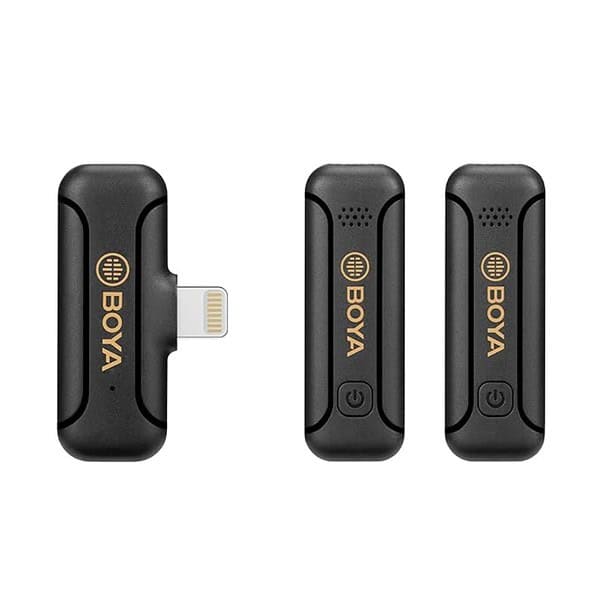 Boya BY WM3T2 D2 Wireless Lavalier Microphones for iPhone iPad - LXINDIA.COM