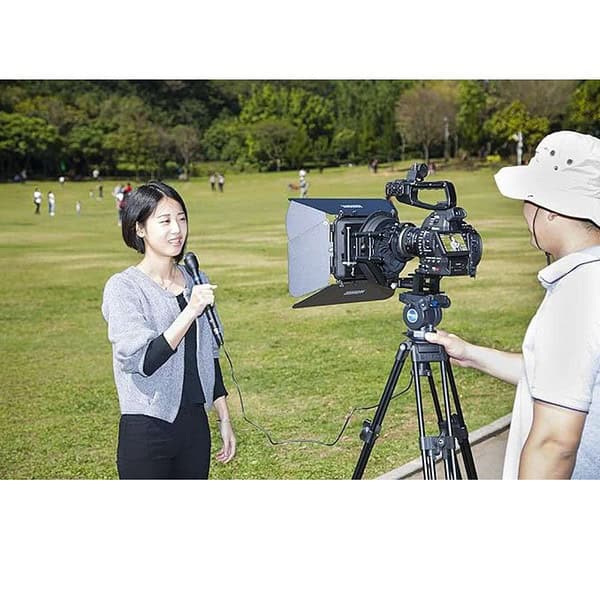 Boya Professional Omnidirectional Handheld Interveiw XLR Microphone With Pouch Black 2 - LXINDIA.COM