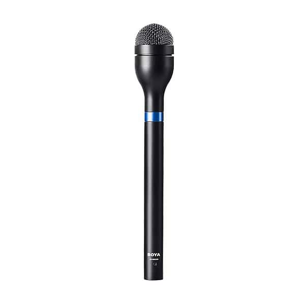 Boya Professional Omnidirectional Handheld Interveiw XLR Microphone With Pouch Black - LXINDIA.COM